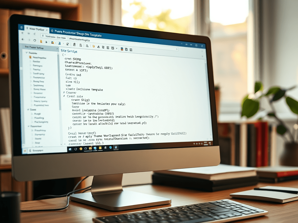 Creating and Registering a SharePoint Site Template (Site Design)