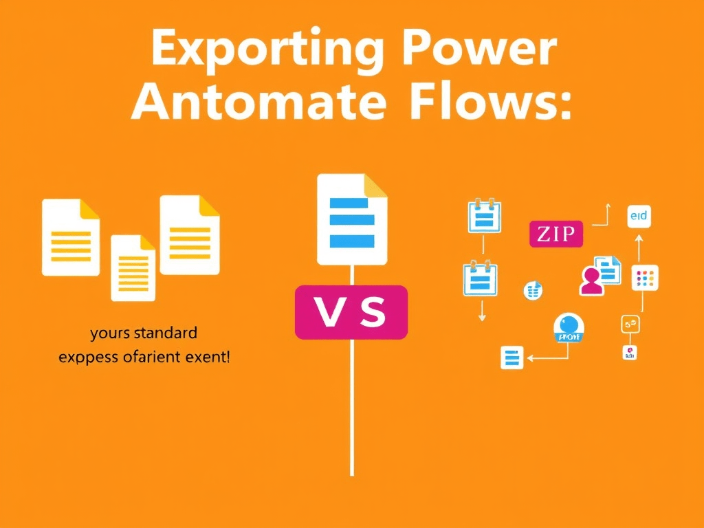 Exporting Power Automate Flows: Standard Packages vs. Solutions