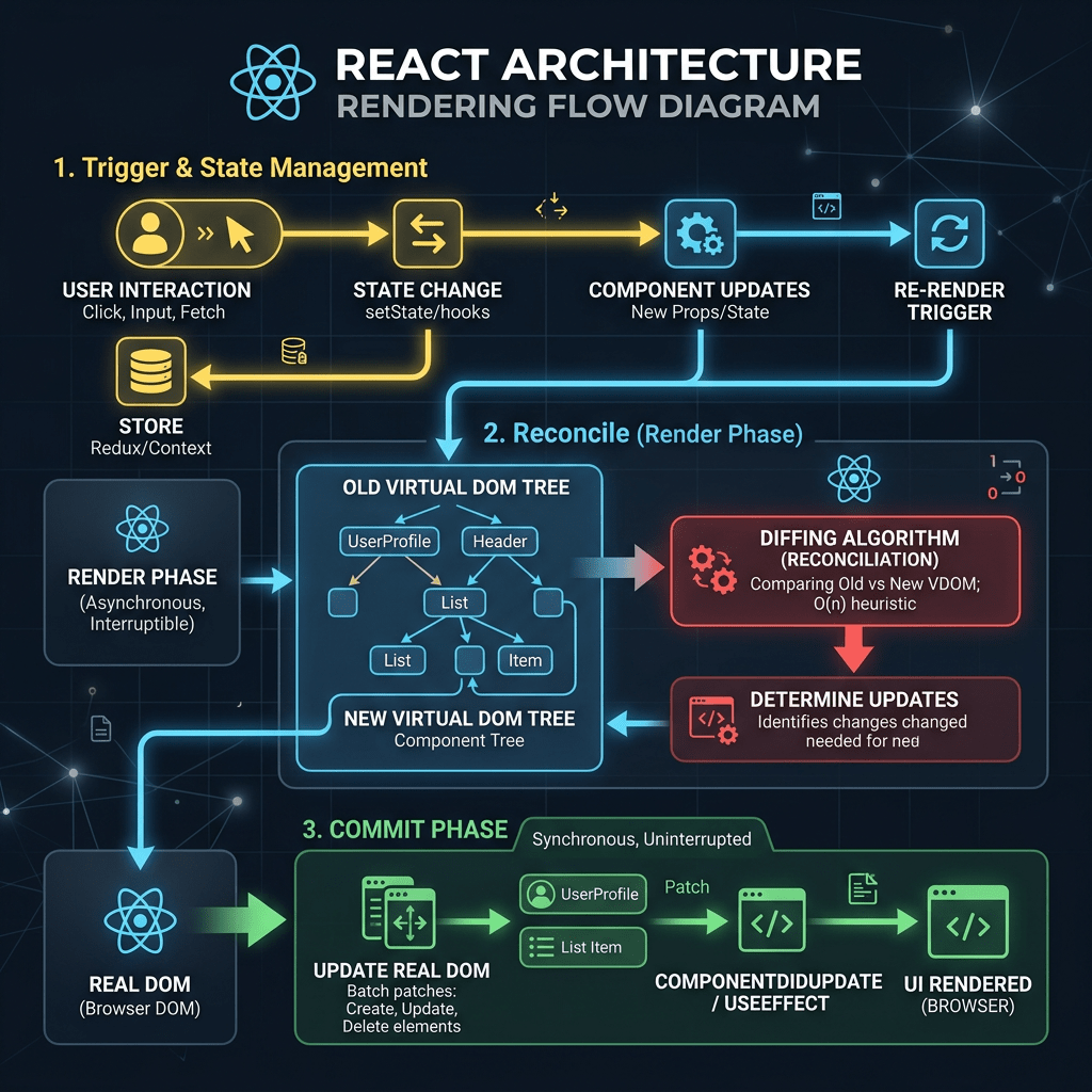 Closing Block 1 — Understanding the Complete React Rendering&nbsp;Flow