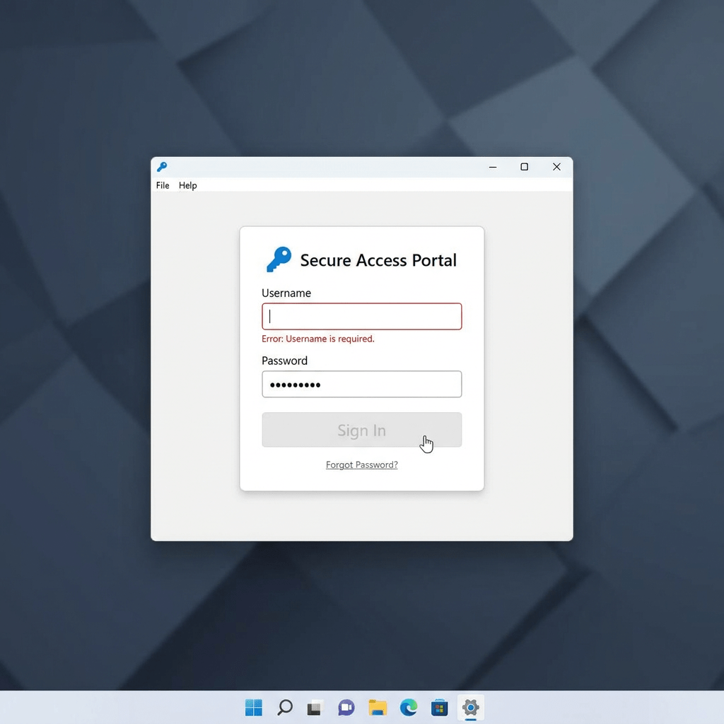 Technical Blog Article — App 24: Login Form with React State, TypeScript, and Fluent&nbsp;UI