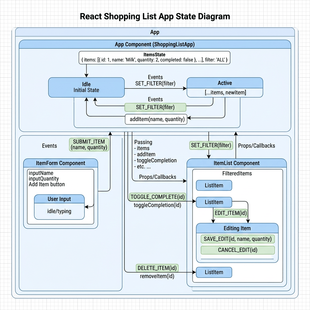 App 27: Building a Shopping List with React State, map(), filter(), and Fluent&nbsp;UI