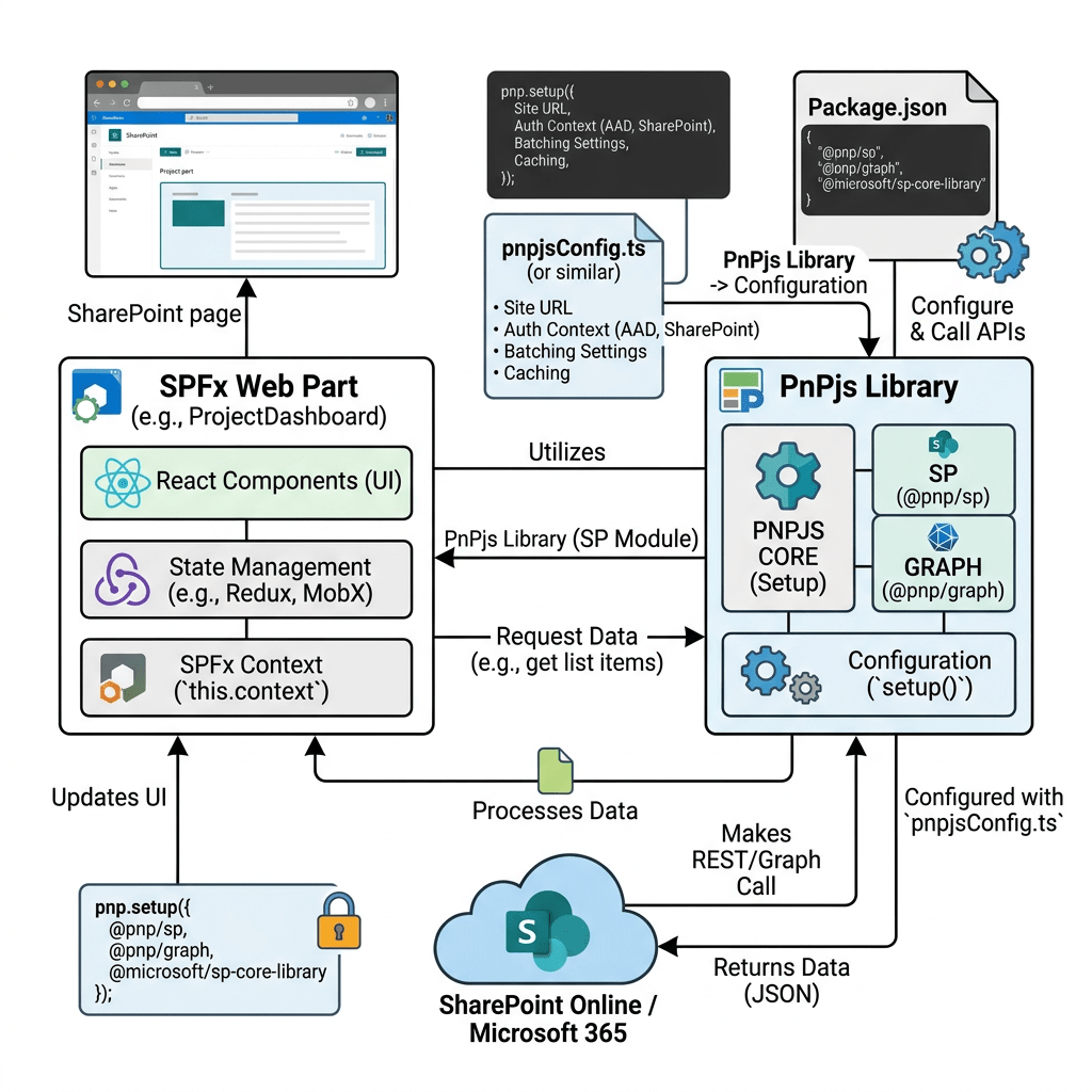 Centralizing PnPjs Configuration in a Large SPFx Solution